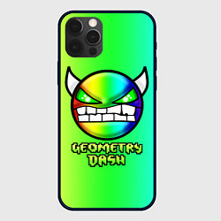 Чехол для iPhone 12 Pro Max Geometry Dash, цвет: 3D-черный