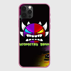 Чехол iPhone 12 Pro Max Geometry Dash: Demon Art