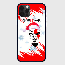 Чехол для iPhone 12 Pro Max Новогодний God of War, цвет: 3D-черный