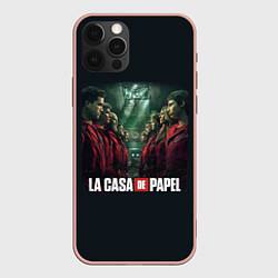 Чехол iPhone 12 Pro Max ПЕРСОНАЖИ БУМАЖНЫЙ ДОМ - LA CASA DE PAPEL