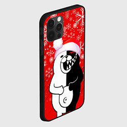 Чехол для iPhone 12 Pro Max НОВОГОДНИЙ MONOKUMA, цвет: 3D-черный — фото 2