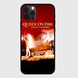 Чехол для iPhone 12 Pro Max Queen on Fire - Live at the Bowl, цвет: 3D-черный