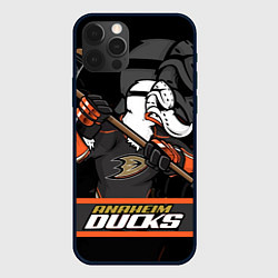 Чехол для iPhone 12 Pro Max Анахайм Дакс, Anaheim Ducks, цвет: 3D-черный