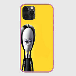 Чехол для iPhone 12 Pro Max Семейка Аддамс - Горящий Тур Уэндзи, цвет: 3D-малиновый