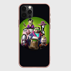Чехол для iPhone 12 Pro Max Семейка Аддамс - Горящий Тур, цвет: 3D-светло-розовый