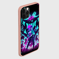 Чехол для iPhone 12 Pro Max АКАЛИ ЛИГА ЛЕГЕНД, цвет: 3D-светло-розовый — фото 2