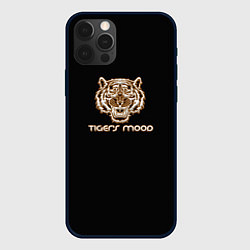 Чехол для iPhone 12 Pro Max Tigerss mood, цвет: 3D-черный