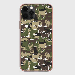 Чехол iPhone 12 Pro Max Камуфляж из Собак Camouflage