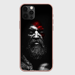 Чехол iPhone 12 Pro Max ЛИЦО КРАТОСА, БОГ ВОЙНЫ GOD OF WAR