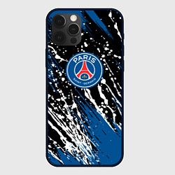 Чехол для iPhone 12 Pro Max PSG футбольный клуб, цвет: 3D-черный