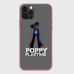 Чехол для iPhone 12 Pro Max HUGGY WUGGY POPPY PLAYTIME, цвет: 3D-малиновый
