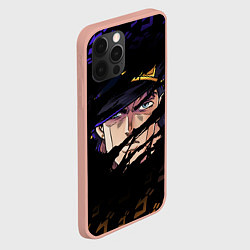 Чехол для iPhone 12 Pro Max JOJOS BIZARRE ADVENTURE ЛИЦО ГЕРОЯ, цвет: 3D-светло-розовый — фото 2