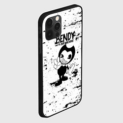 Чехол для iPhone 12 Pro Max Bendy and the ink machine - Black & White, цвет: 3D-черный — фото 2