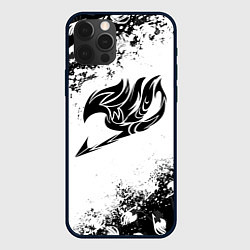 Чехол iPhone 12 Pro Max ХВОСТ ФЕИ ЧЁРНЫЙ СИМВОЛ FAIRY TAIL BLACK