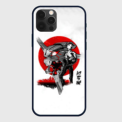 Чехол для iPhone 12 Pro Max Синдзи Икари - Евангелион: Модуль-01, цвет: 3D-черный