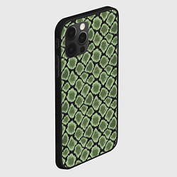 Чехол для iPhone 12 Pro Max Змеиная Шкура Snake, цвет: 3D-черный — фото 2