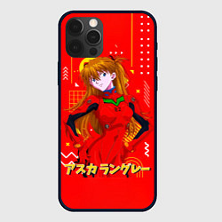 Чехол iPhone 12 Pro Max Аска Лэнгли Сорью Evangelion