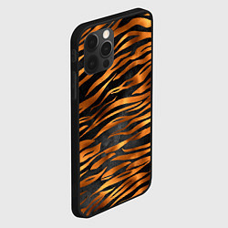 Чехол для iPhone 12 Pro Max В шкуре тигра, цвет: 3D-черный — фото 2