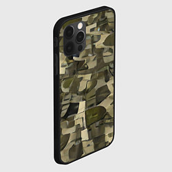 Чехол для iPhone 12 Pro Max Игровой камуфляж, цвет: 3D-черный — фото 2