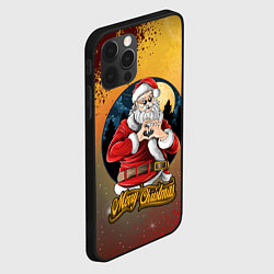 Чехол для iPhone 12 Pro Max Santa love you, цвет: 3D-черный — фото 2