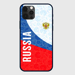 Чехол iPhone 12 Pro Max RUSSIA SPORT STYLE РОССИЯ СПОРТИВНЫЙ СТИЛЬ