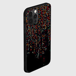 Чехол для iPhone 12 Pro Max Цветные точки, цвет: 3D-черный — фото 2