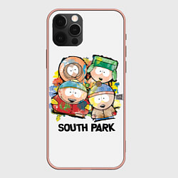 Чехол для iPhone 12 Pro Max South Park - Южный парк краски, цвет: 3D-светло-розовый