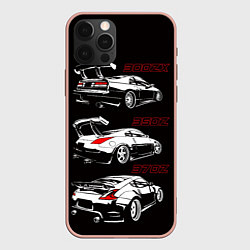 Чехол для iPhone 12 Pro Max NISSAN 300 ZX 350Z 370Z JDM STYLE, цвет: 3D-светло-розовый