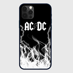 Чехол для iPhone 12 Pro Max ACDC Fire, цвет: 3D-черный