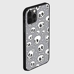Чехол для iPhone 12 Pro Max Skulls & bones, цвет: 3D-черный — фото 2