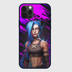 Чехол для iPhone 12 Pro Max League Of Legends Arcane ДЖИНКС МИЛАШКА, цвет: 3D-черный