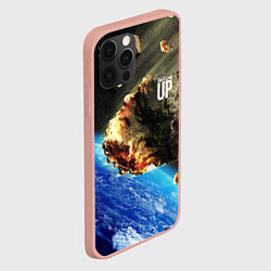Чехол для iPhone 12 Pro Max Комета, перед столкновением с Землёй!, цвет: 3D-светло-розовый — фото 2