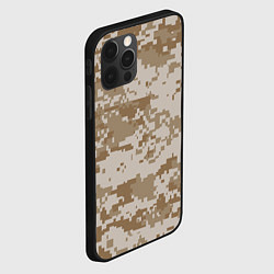 Чехол для iPhone 12 Pro Max Пустынный Милитари, цвет: 3D-черный — фото 2