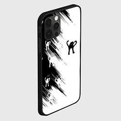 Чехол для iPhone 12 Pro Max Ъуъ съука чб, цвет: 3D-черный — фото 2