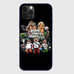 Чехол iPhone 12 Pro Max Mario x GTA
