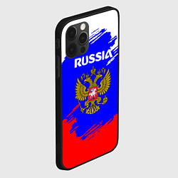 Чехол для iPhone 12 Pro Max Russia Геометрия, цвет: 3D-черный — фото 2