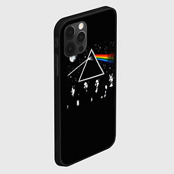 Чехол для iPhone 12 Pro Max PINK FLOYD LOGO ПИНК ФЛОЙД НЕБО, цвет: 3D-черный — фото 2