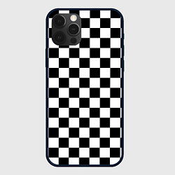 Чехол iPhone 12 Pro Max Chess Squares Cubes