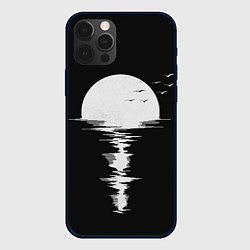 Чехол iPhone 12 Pro Max Лунная Музыкальная Дорожка
