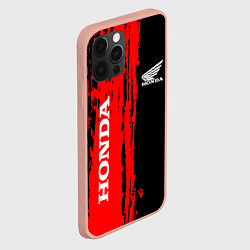 Чехол для iPhone 12 Pro Max Honda марка авто, цвет: 3D-светло-розовый — фото 2