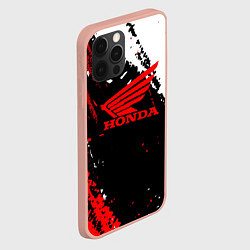 Чехол для iPhone 12 Pro Max Honda Logo Auto, цвет: 3D-светло-розовый — фото 2
