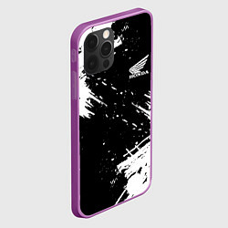Чехол для iPhone 12 Pro Max Honda Брызги Красок, цвет: 3D-сиреневый — фото 2