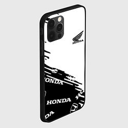 Чехол для iPhone 12 Pro Max Honda sport pattern, цвет: 3D-черный — фото 2