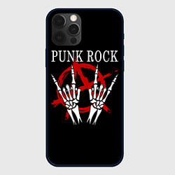 Чехол для iPhone 12 Pro Max Punk Rock Панки Хой, цвет: 3D-черный