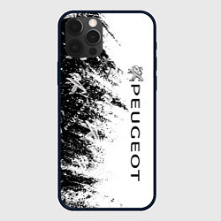 Чехол для iPhone 12 Pro Max Peugeot Распылитель, цвет: 3D-черный