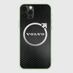Чехол для iPhone 12 Pro Max Volvo бренд, цвет: 3D-салатовый