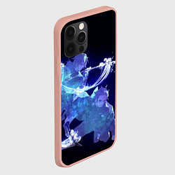 Чехол для iPhone 12 Pro Max ГИЮ ТОМИОКА И ТАНДЖИРО ДЫХАНИЕ ВОДЫ, цвет: 3D-светло-розовый — фото 2