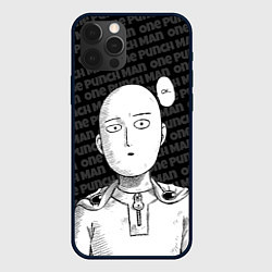 Чехол iPhone 12 Pro Max One Punch Man - Сайтама Ванпанчмен