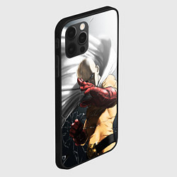 Чехол для iPhone 12 Pro Max One Punch Man - Сайтама, цвет: 3D-черный — фото 2