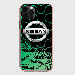 Чехол для iPhone 12 Pro Max NISSAN Супер класса, цвет: 3D-светло-розовый